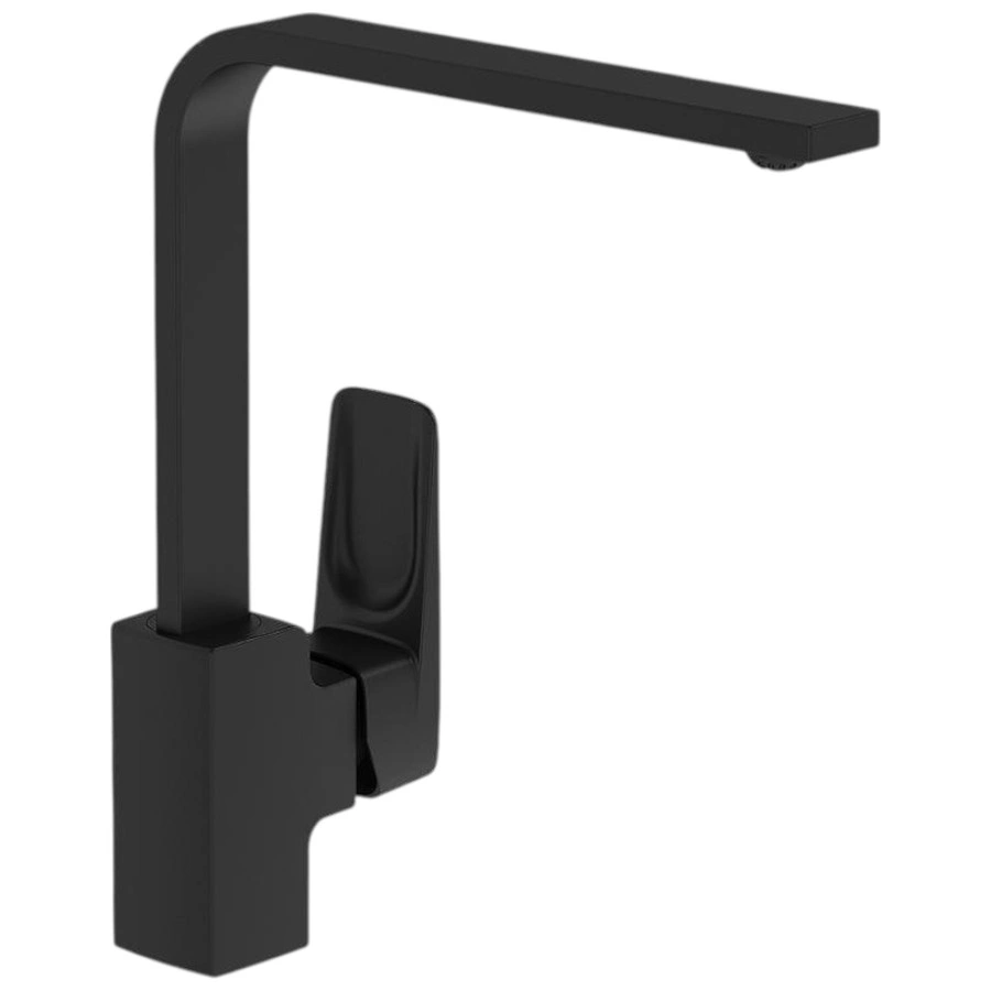 Смеситель для кухни Root Square (без подкл. фильтра) , матовый черный, VitrA