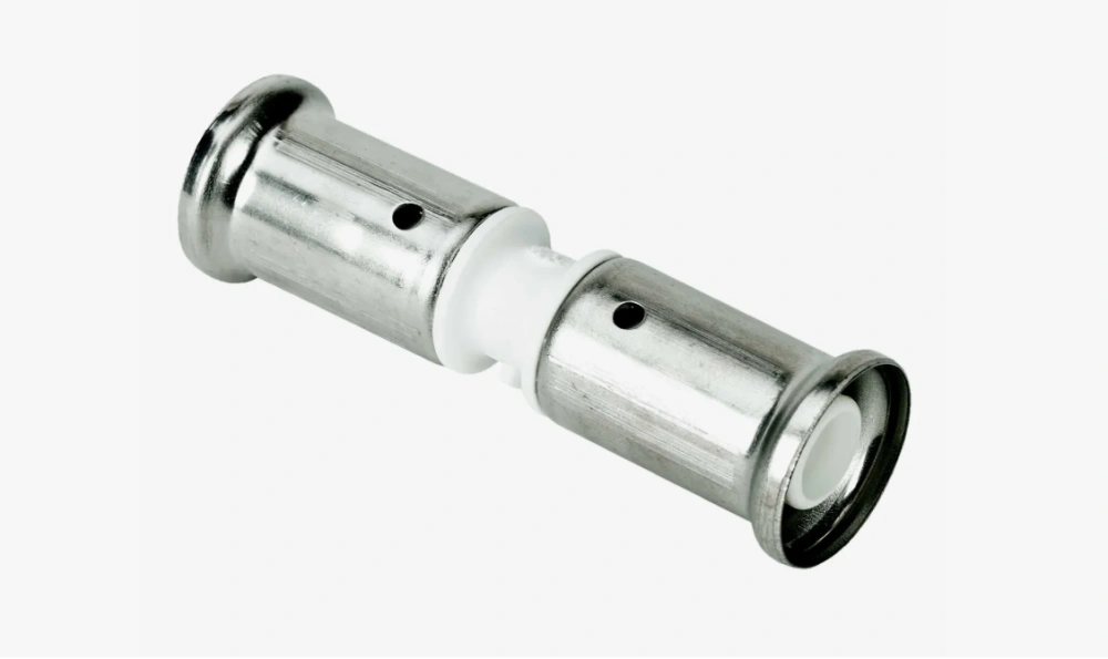 Муфта 32-32 ПВДФ, пресс (белая) HENCO