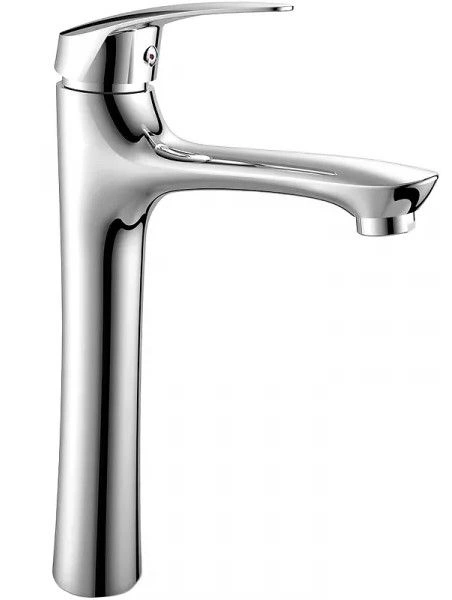 Смеситель для умывальника LINARA монолитный высокий, хром, LEMARK