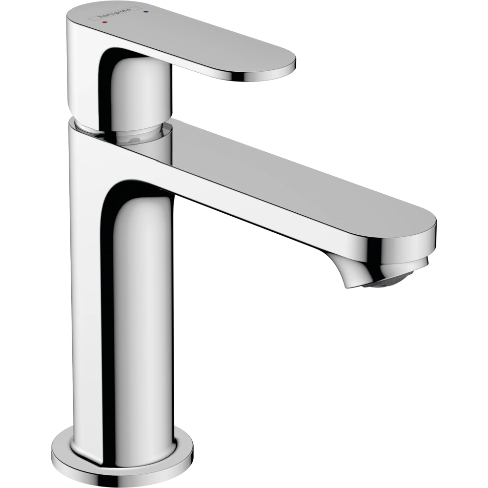 Смеситель для раковины Rebris S 110 со сливным гарнитуром, хром, HANSGROHE