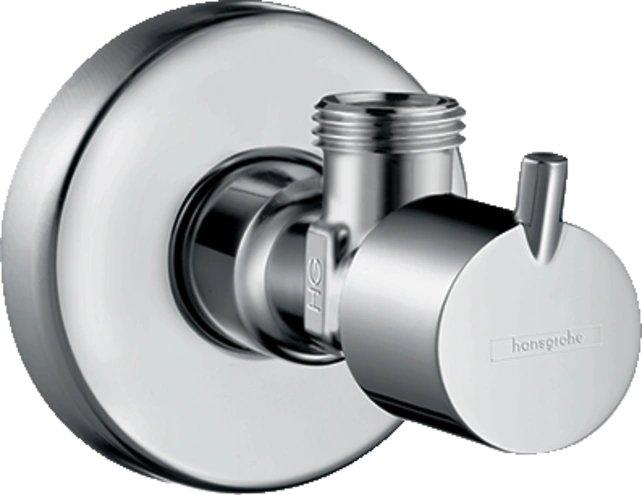 Вентиль угловой с рукояткой S, HANSGROHE