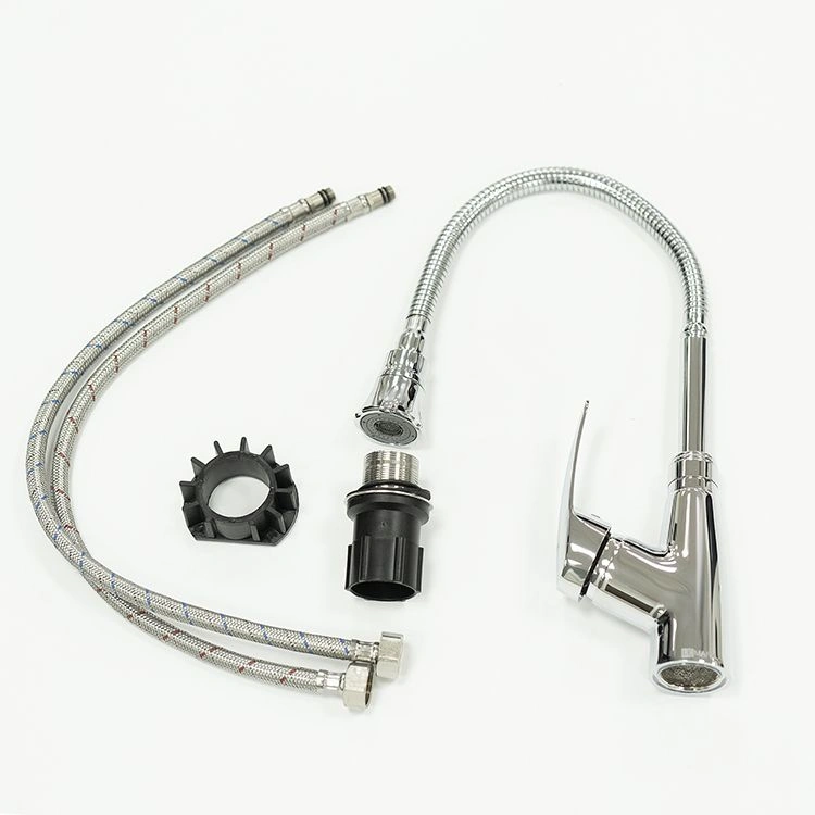 Смеситель для кухни Linara, с гибким изливом, хром, LEMARK