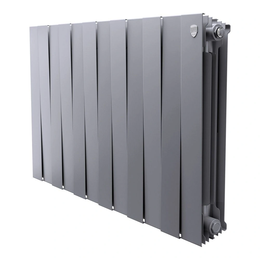 Радиатор биметаллический PianoForte Silver Satin 500/100 12 секций Royal Thermo