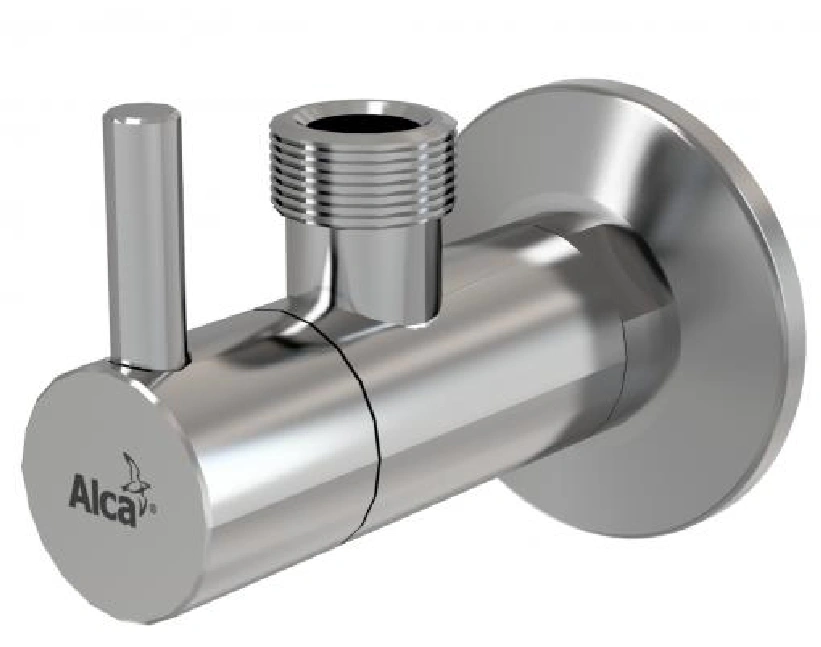 Вентиль угловой хром 1/2"х1/2" ALCA PLAST