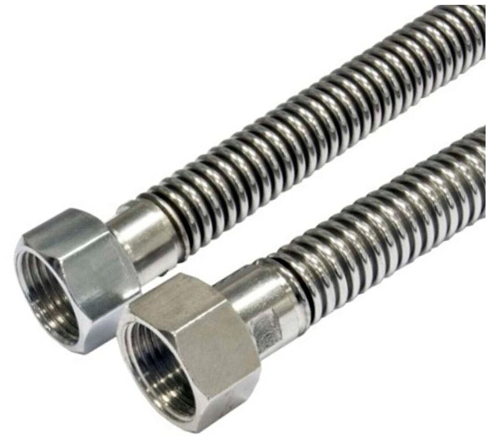 Подводка гибкая, газ, сильфонного типа 1/2" в-в,  80 см (AYVAZ)
