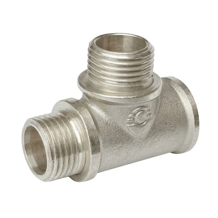 Тройник переходной ВНН 1/2х1/2х1/2 (никель) Valfex