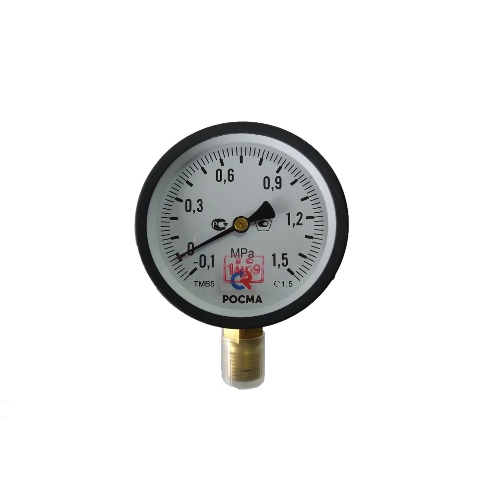 Мановакуумметр ТМВ-510Р.00 (-0,1..1,5 МПа) G1/2", кл.т.1.5