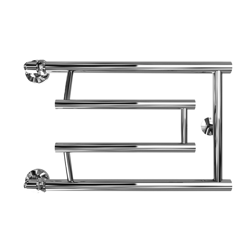 Полотенцесушитель C primo 32/50 см 1"-3/4"-1/2" хром, боковое подключение, Водяной (К0), ДВИН