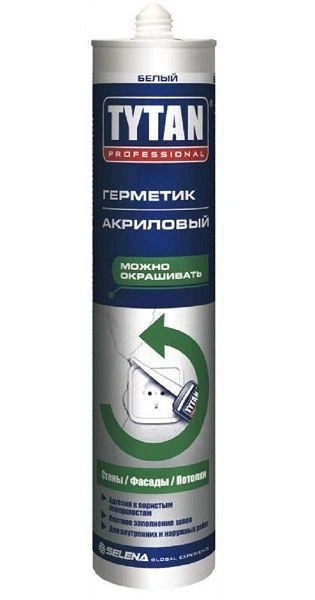 Герметик TYTAN Professional Акриловый, бел. 280мл