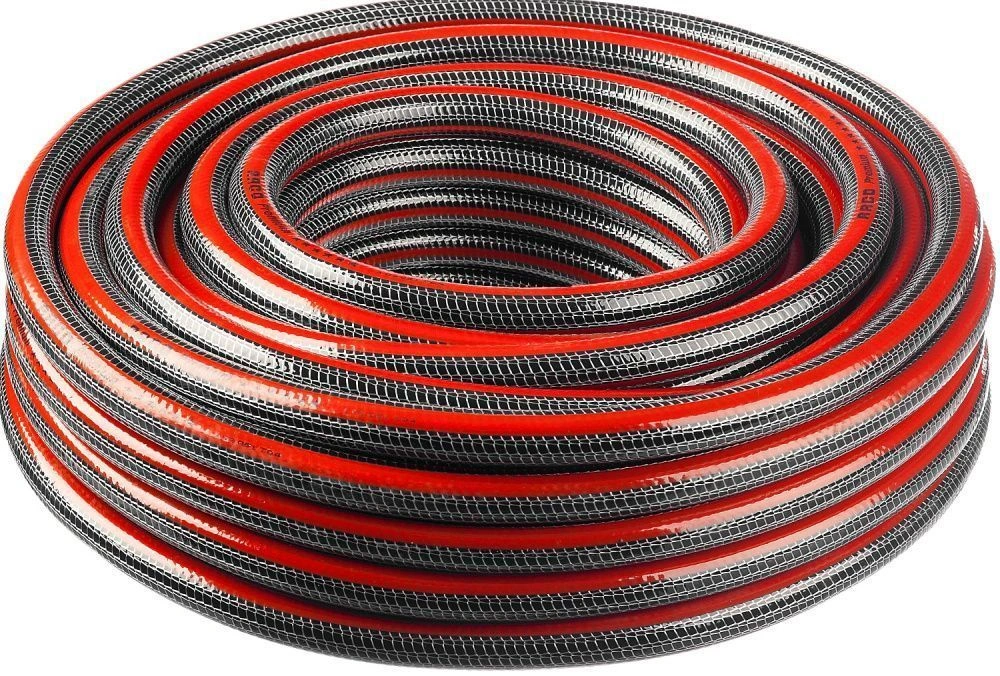Шланг поливочный пятислойный, усиленный двумя слоями армирования, RACO PREMIUM, 1/2", 50 м, 40 атм