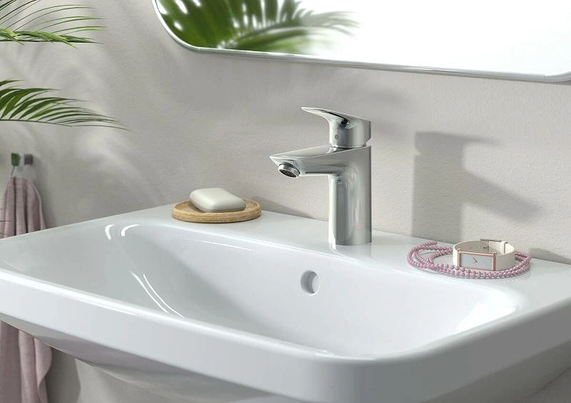 Смеситель для раковины Logis,  100 мм, без донного клапана, HANSGROHE