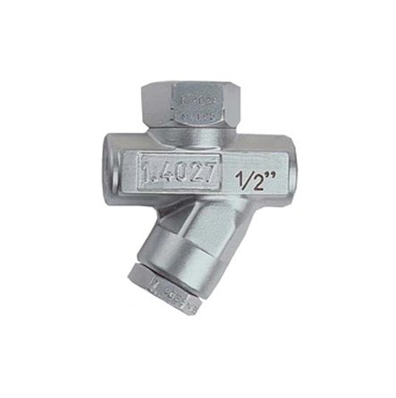 Конденсатоотводчик термодинамический СТИМАКС ТМ43.42.020,Р/Р, нерж. сталь, Ду20, Ру63, dP=42 бар, Тмах.=400оС, с фильтром