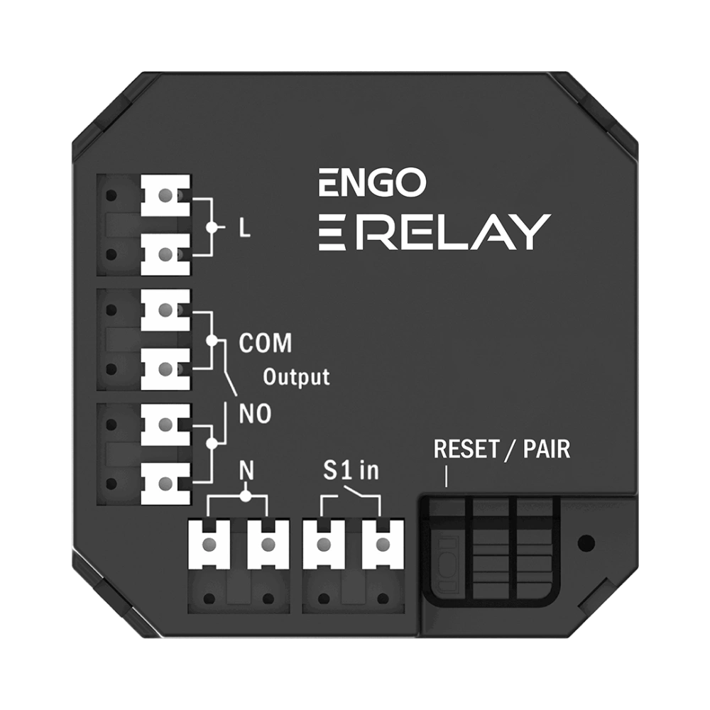 Модульное реле ZigBee 12A, сухой контакт, ENGO