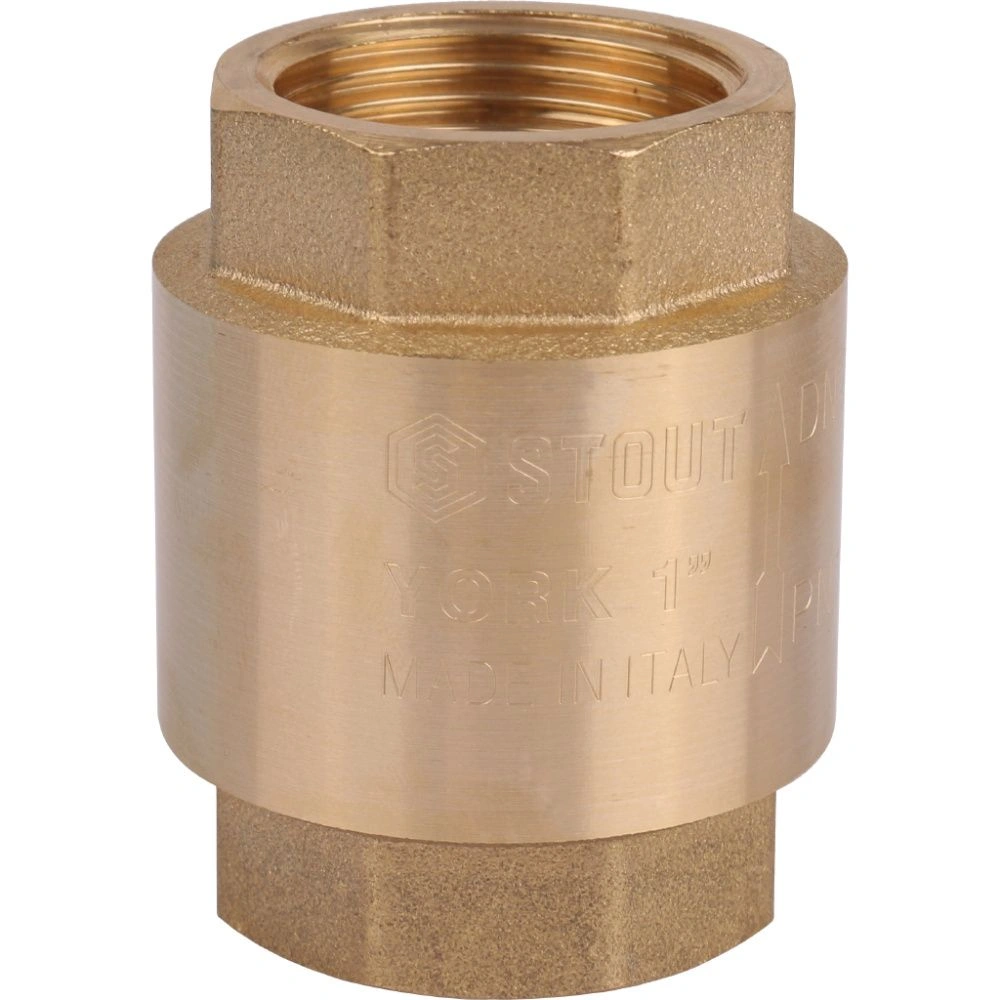 Клапан обр.  1" с пластик. седлом пружинный STOUT