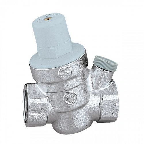 Редуктор давления 3/4" ВН, для хол. воды, хром, с отв. под манометр 1/4" Caleffi