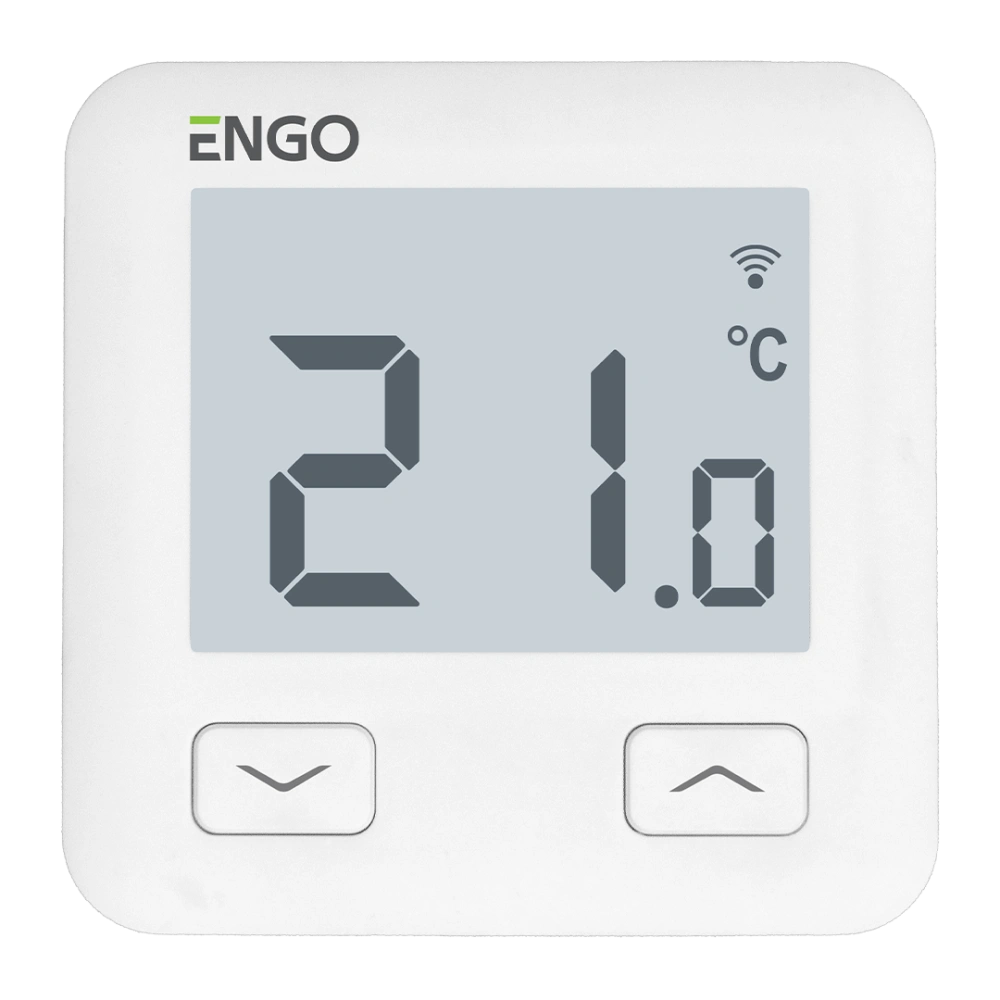 Терморегулятор программируемый встраиваемый, белый, управляемый через интернет  E10W230WiFi ENGO