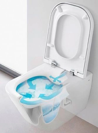 Комплект унитаза подвесного с крышкой Gap rimless, ROCA