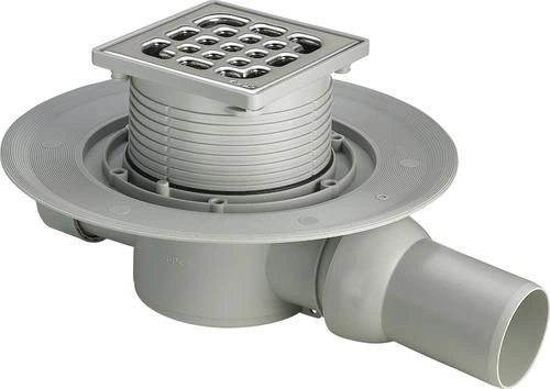 Трап для ванн реш. 100х100, D50 горизон. VIEGA