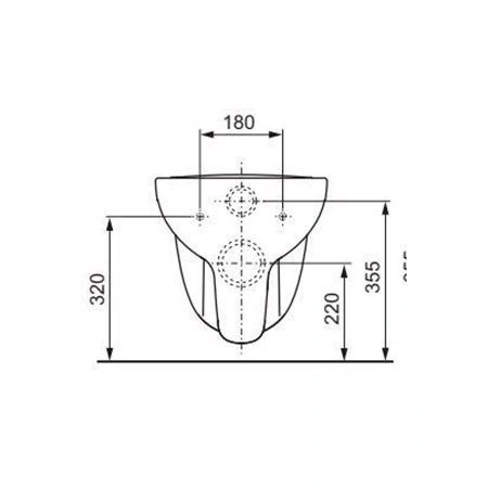 Комплект унитаза подвесного с крышкой TECE V04 (9700004+9700602)