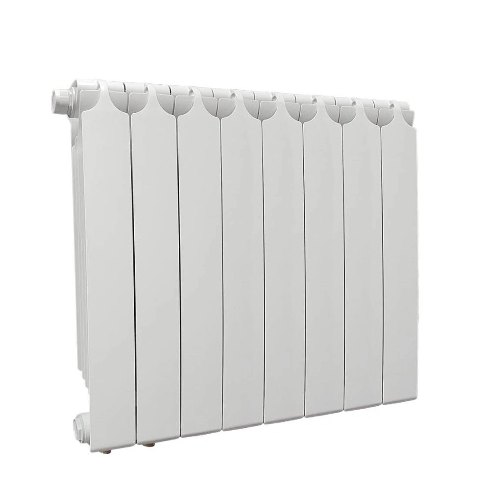 Радиатор биметаллический 500/90 мм 8 секций нижнее подключение справа Теплоприбор