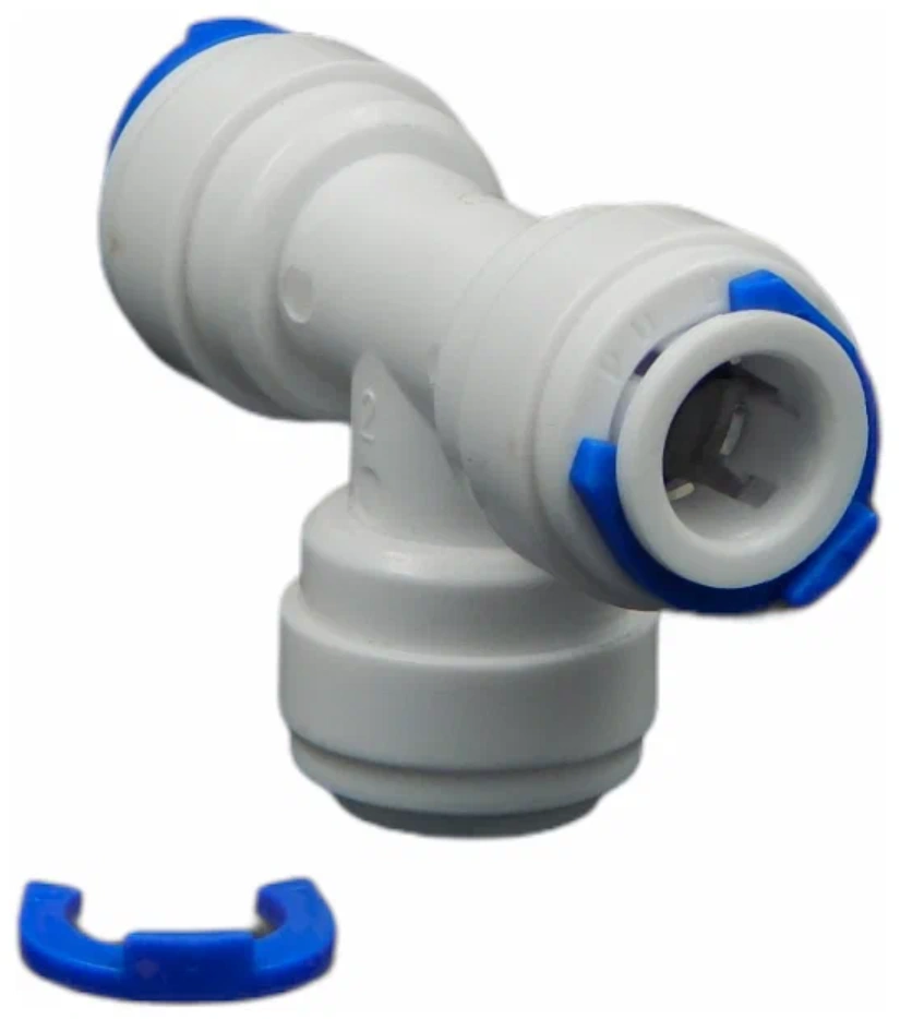 Фитинг тройник 3/8"х3/8"х3/8", JG QT-03B Naturewater