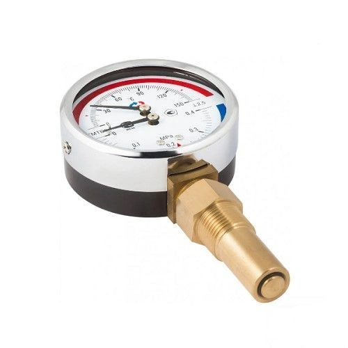 Термоманометр ТМТБ-31Р.1 (0-120С)(0-0,6МПа) G1/2'', кл.т.2,5, L=46мм 