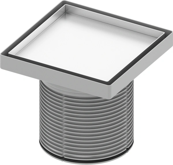 Основа для плитки 150x150 plate, в стальной рамке, с монтаж. эл-том TECE