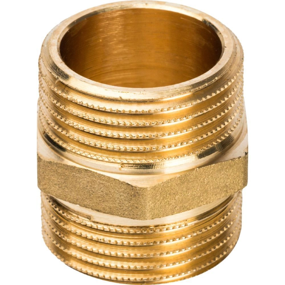 Ниппель НР-НР   1х1 (латунь) STOUT