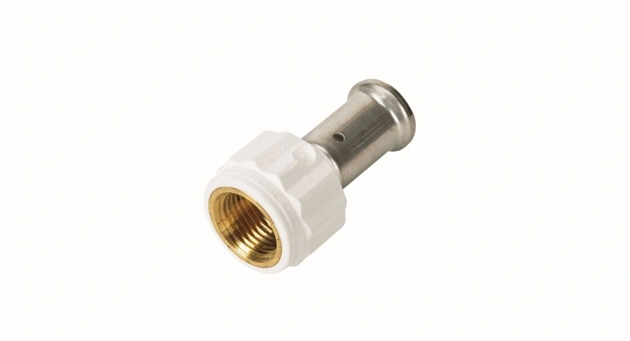 Муфта 16х1/2 ВР ПВДФ пресс HENCO