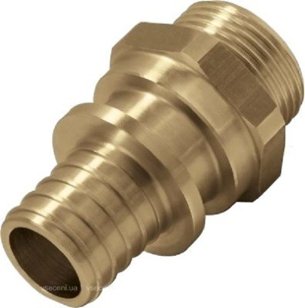 Соединитель 14*2 G1/2" НР латунный Push с манжетой KAN-therm