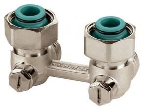 Узел нижнего подключения  E2/50 угловой, ВР3/4х3/4НР Simplex