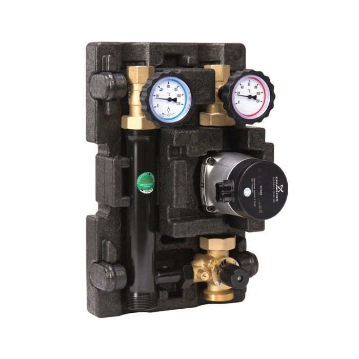 Насосно-смесительный модуль 1" с насосом Grundfos Alpha2L 25-60 MK DN25 ECO 2 Huch