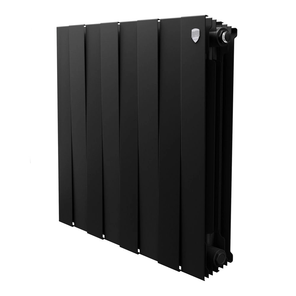 Радиатор биметал.PianoForte Noir Sable 500/100 8 секций Royal Thermo