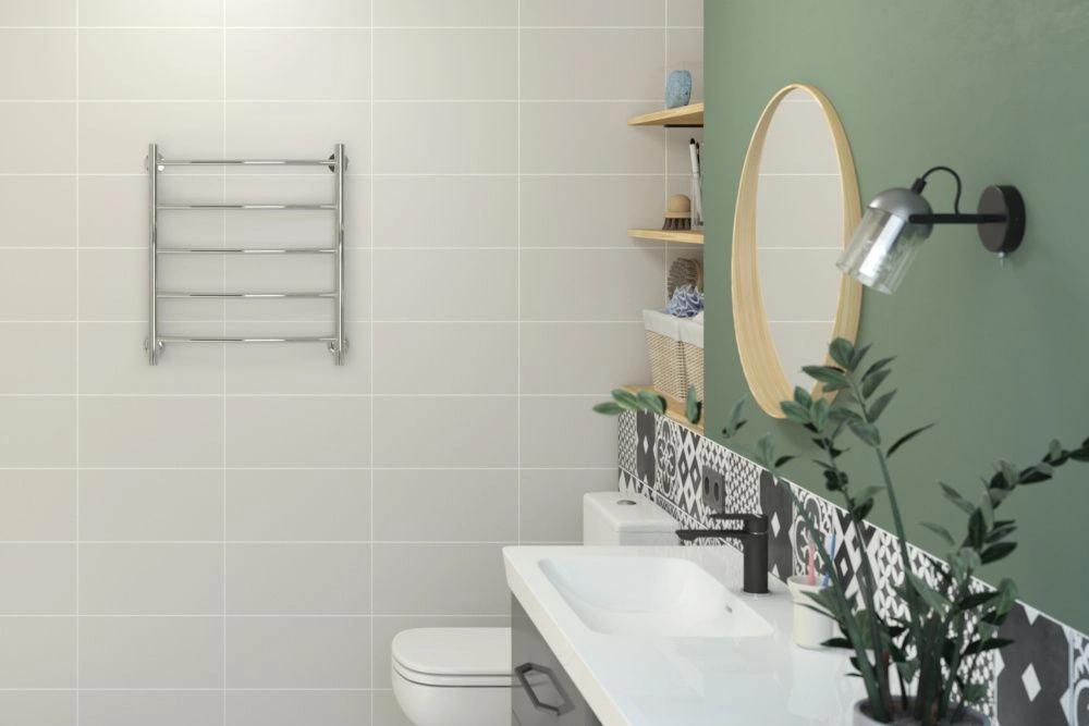 Полотенцесушитель Версия - Н2 600х500, нерж. ст., полировка Стилье