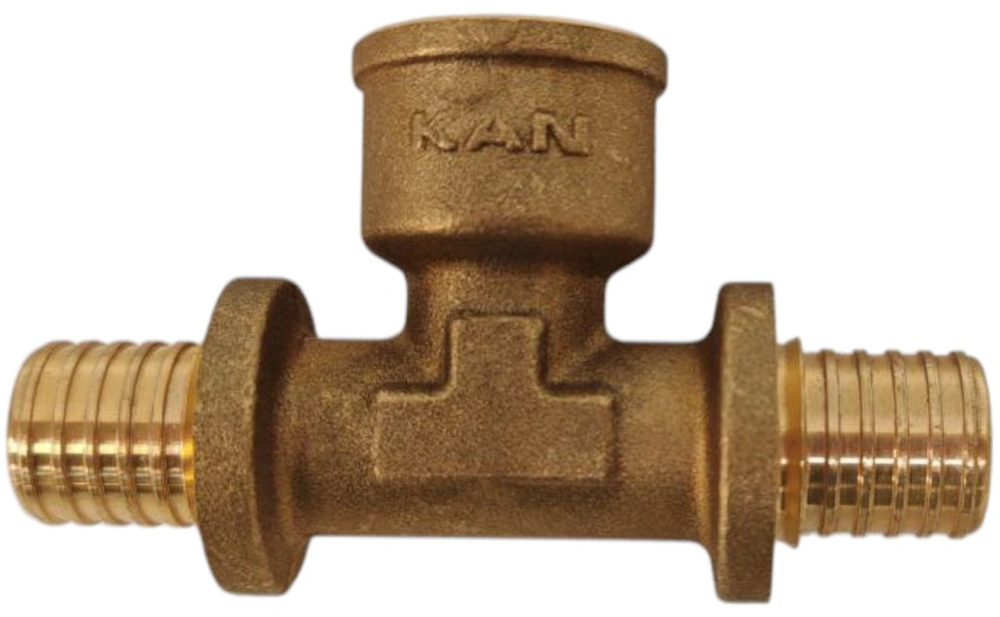 Тройник 14x1/2" латунь ВР UltraLine KAN-therm
