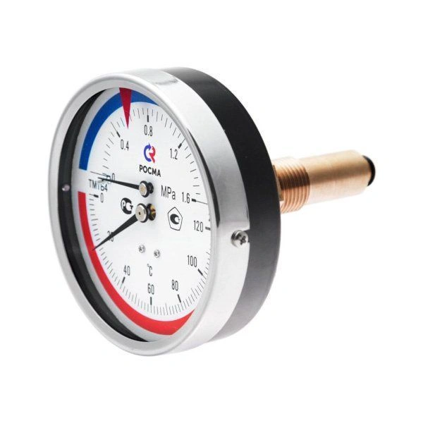 Термоманометр ТМТБ 41 Т.1. (0...120) G 1/2'' (0... 0,6 МПа) 2,5  L=46 мм