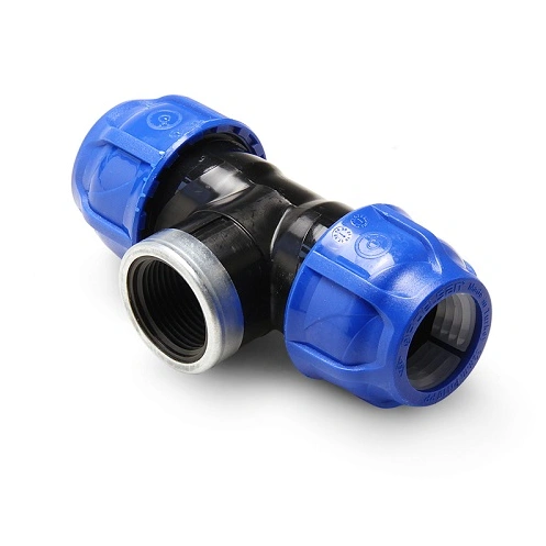 Тройник ВР 40х1" усиленный оцинк. кольцом POELSAN