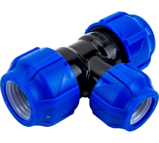 Тройник 32х25х32  ПНД Valfex