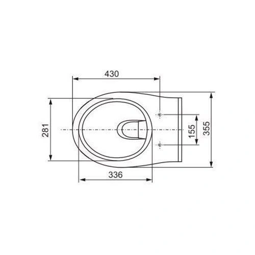 Комплект унитаза подвесного с крышкой TECE V04 (9700004+9700602)