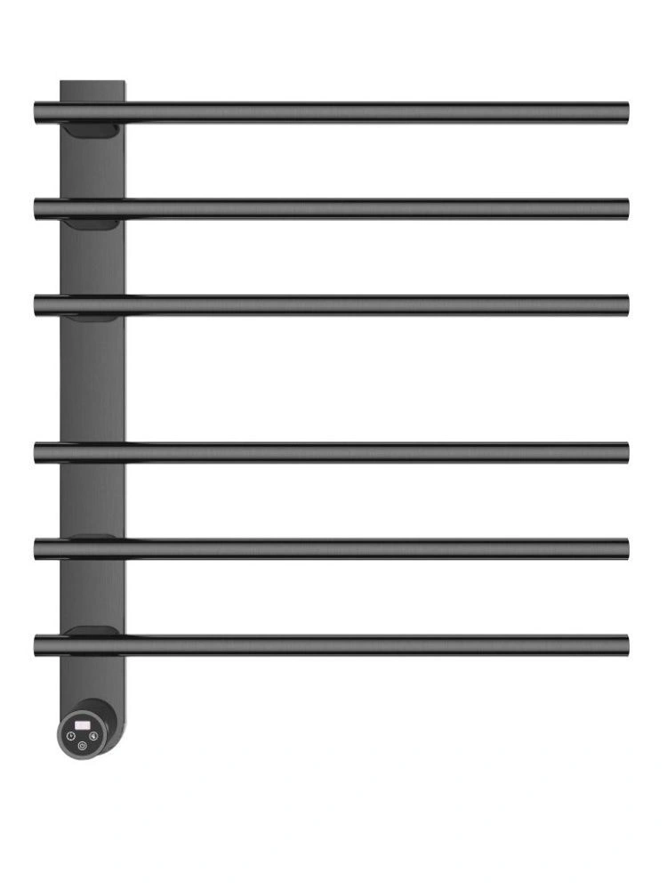 Полотенцесушитель электрический 520*624 с терморегулятором, цвет Графит, AQM