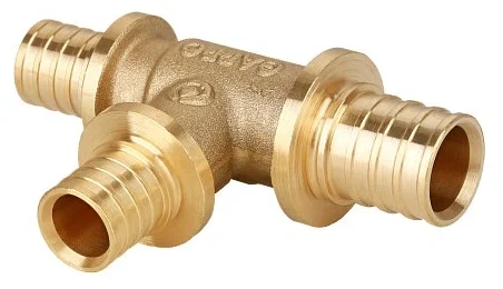 Тройник 20-16-16 латунь Gappo