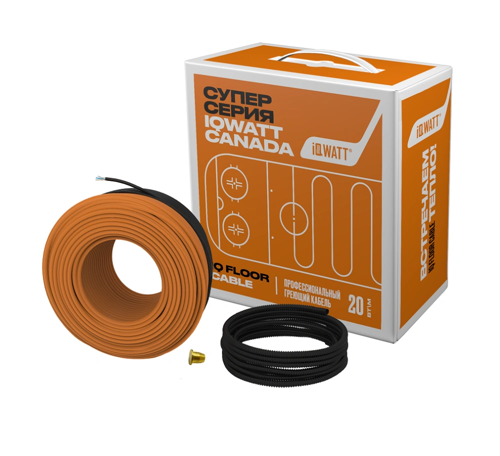 Кабель греющий IQ FLOOR CABLE - 110 м 20Вт/м (14.7 м/кв, шаг укладки 13 см)