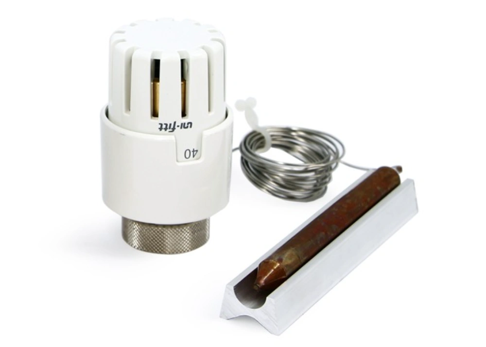 Термостатическая головка, М30 х 1,5 с дистанционным датчиком от 20 до 50 Uni-fitt