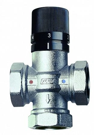 Термостатический смеситель 3/4" ВР 25-65 Tmax=95C FAR