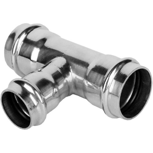 Тройник press 35х22х35 нерж. Kromwell