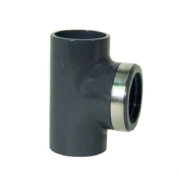 Тройник 90* переходной PN16 (50*11/2 ВР)-PVC-U
