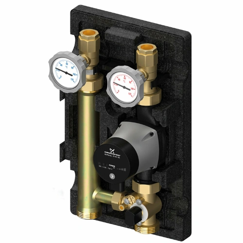 Группа насосная поколение 8 UK без смесителя 1" с насосом KSB Calio SI Dual 25-80-180 Meibes