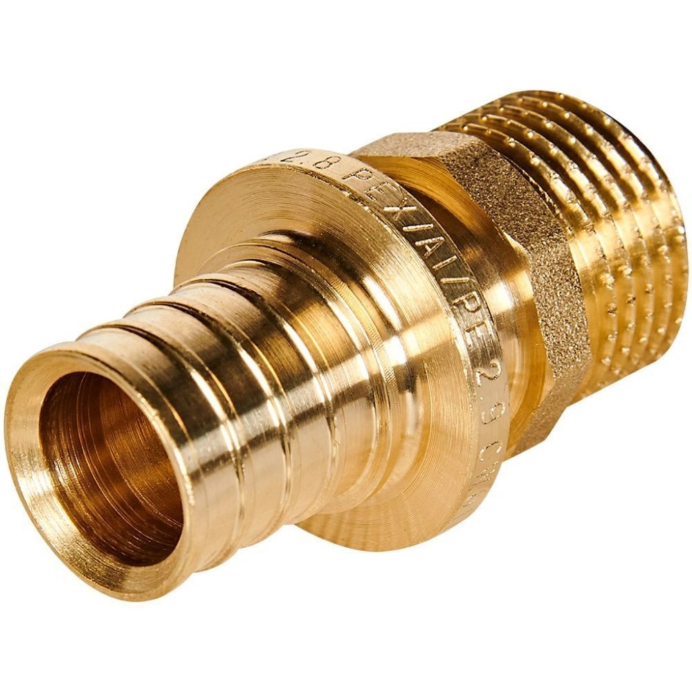 Муфта переходная 20-1/2 НР латунь Rommer