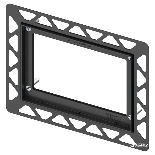 Монтаж. рама для уст. стеклянных панелей (square/loop/lux Mini/now) на уровне стены, черный, TECE