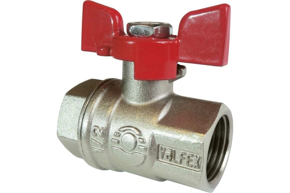 Кран шаровой ВР  3/4" (бабочка) Valfex